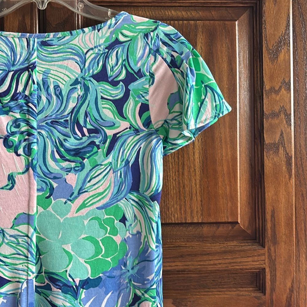 Lilly Pulitzer Marah Floral Short Sleeve Dress - Picture 6 of 11